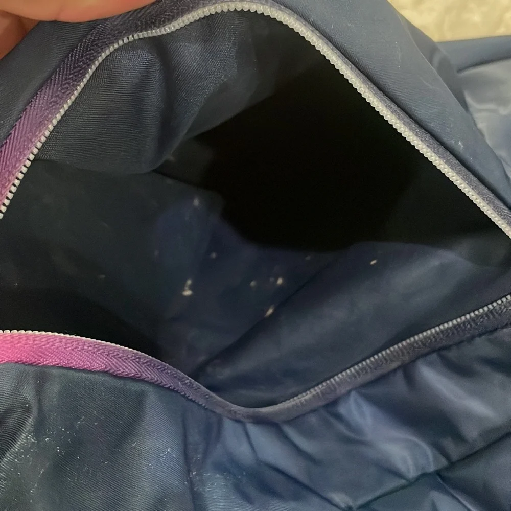 NIKE Auralux Backpack‎ Laptop Pocket Navy Blue with pink